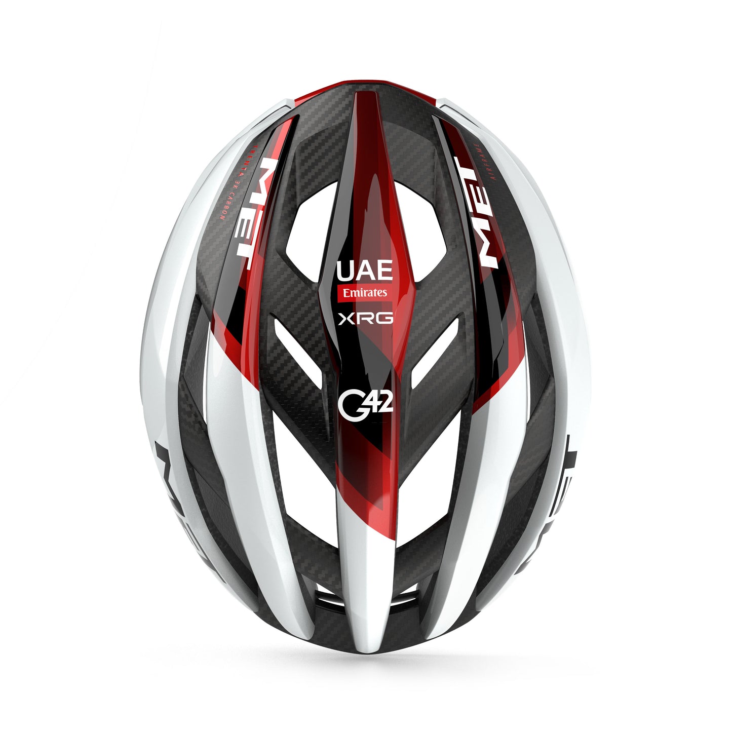 Casque MET TRENTA 3K CARBON MIPS UAE TEAM EMIRATES XRG 2026 Blanc