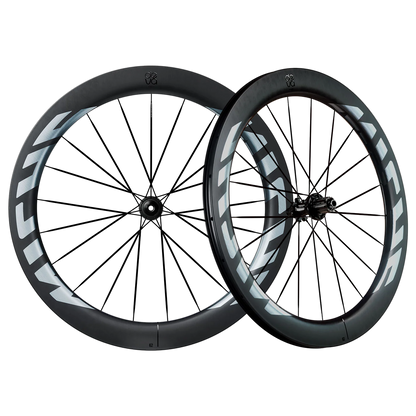 Paire de Roues MICHE DEVA RD 62 Tubeless Ready (Center Lock) Argent