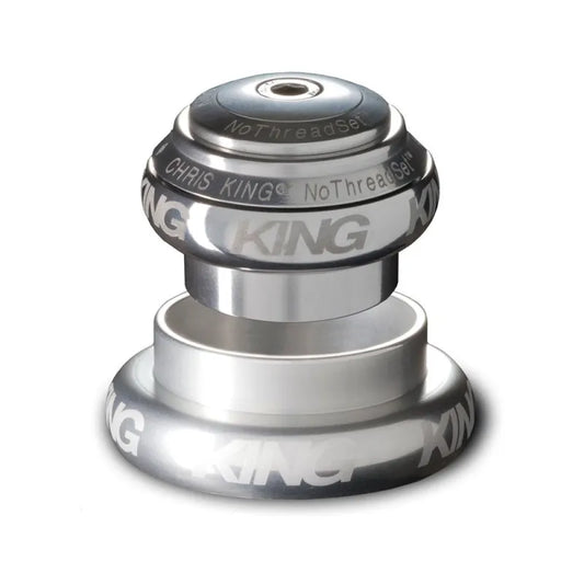 Jeu de Direction Externe CHRIS KING NOTHREADSET 1"1/8-1.5" EC34/EC44 Argent