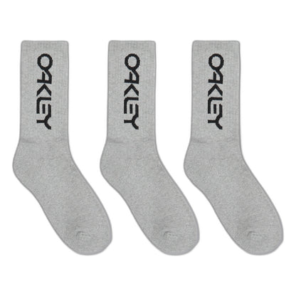Chaussettes OAKLEY B1B SOCKS 2.0 Gris (x3 paires)