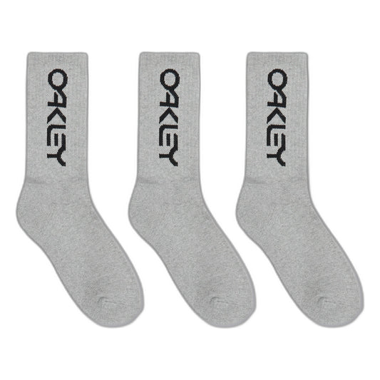 Chaussettes OAKLEY B1B SOCKS 2.0 Gris (x3 paires)