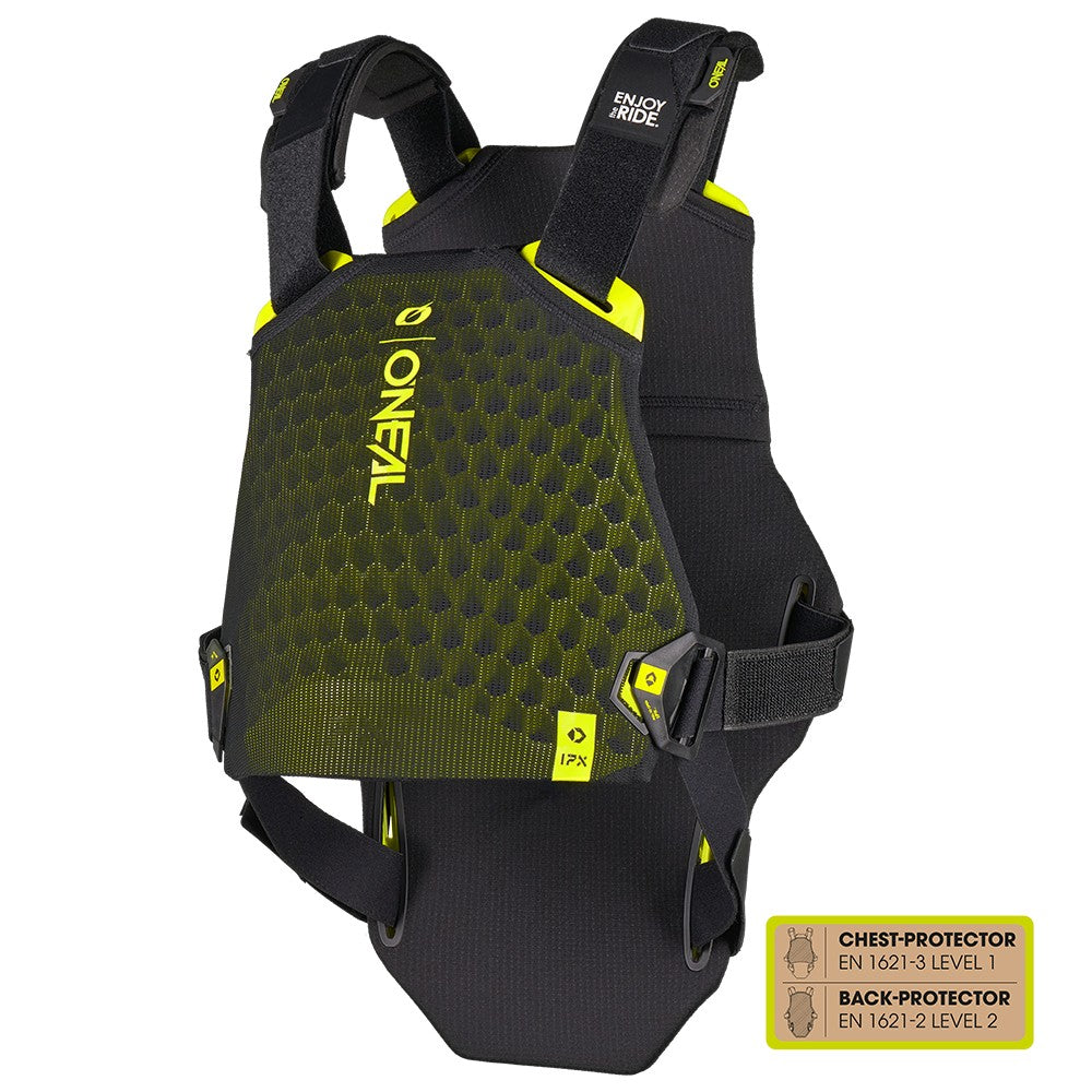 Plastron O'NEAL DIRT FLX Noir - vue face