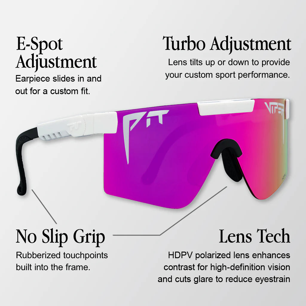 Lunettes PIT VIPER THE STRAYA ORIGINAL 2.0 WIDE HDPV Polarisée Gold