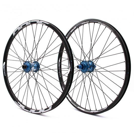 Paire de Roues PRIDE 24" (507mm) Control V1 V-Brake/Disc Axes 20/10mm Bleu