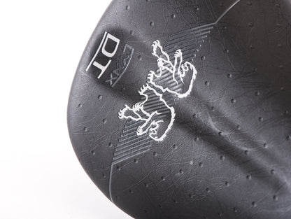 Selle CHROMAG LYNX DT Rails CrMo Noir — détail du revêtement Lynx DT