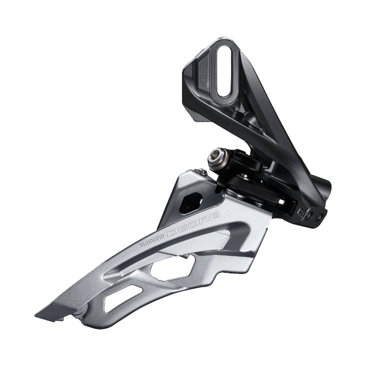 Dérailleur Avant SHIMANO DEORE FD-M6000-D 10V — vue 1 sur fond blanc
