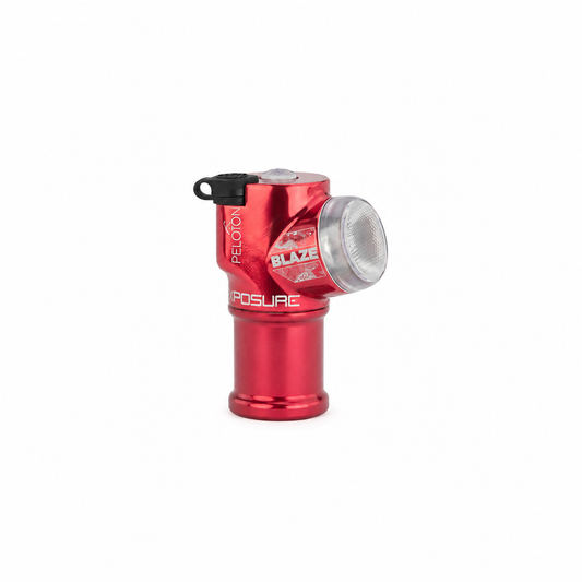 Éclairage Arrière EXPOSURE LIGHTS BLAZE MK3 REAKT PELOTON — vue produit sur fond blanc