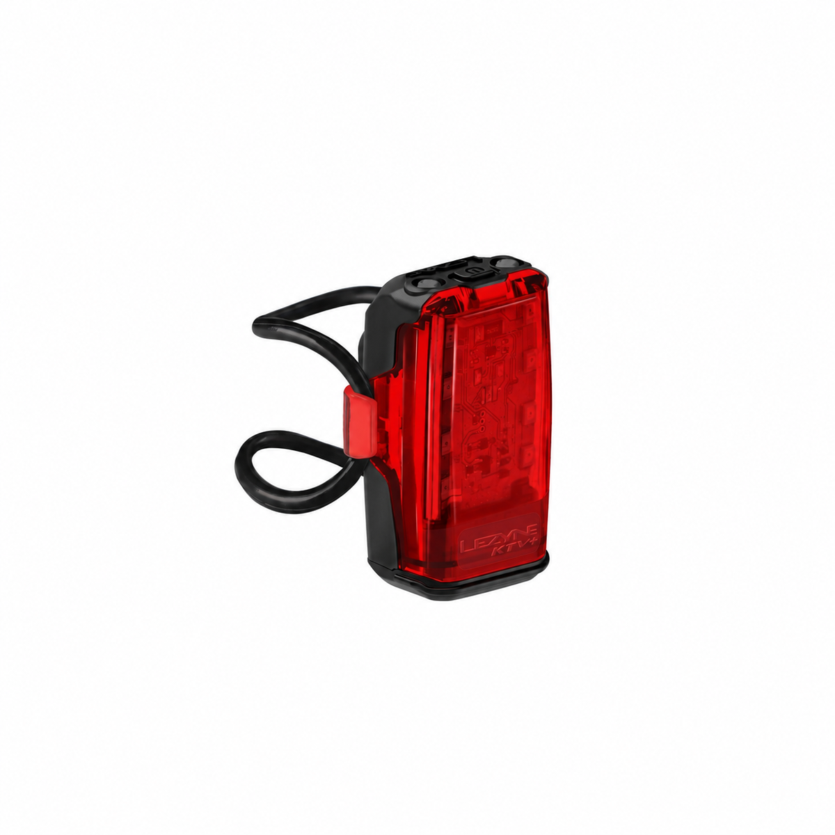 Éclairage Arrière LEZYNE KTV+ DRIVE Noir — vue produit sur fond blanc