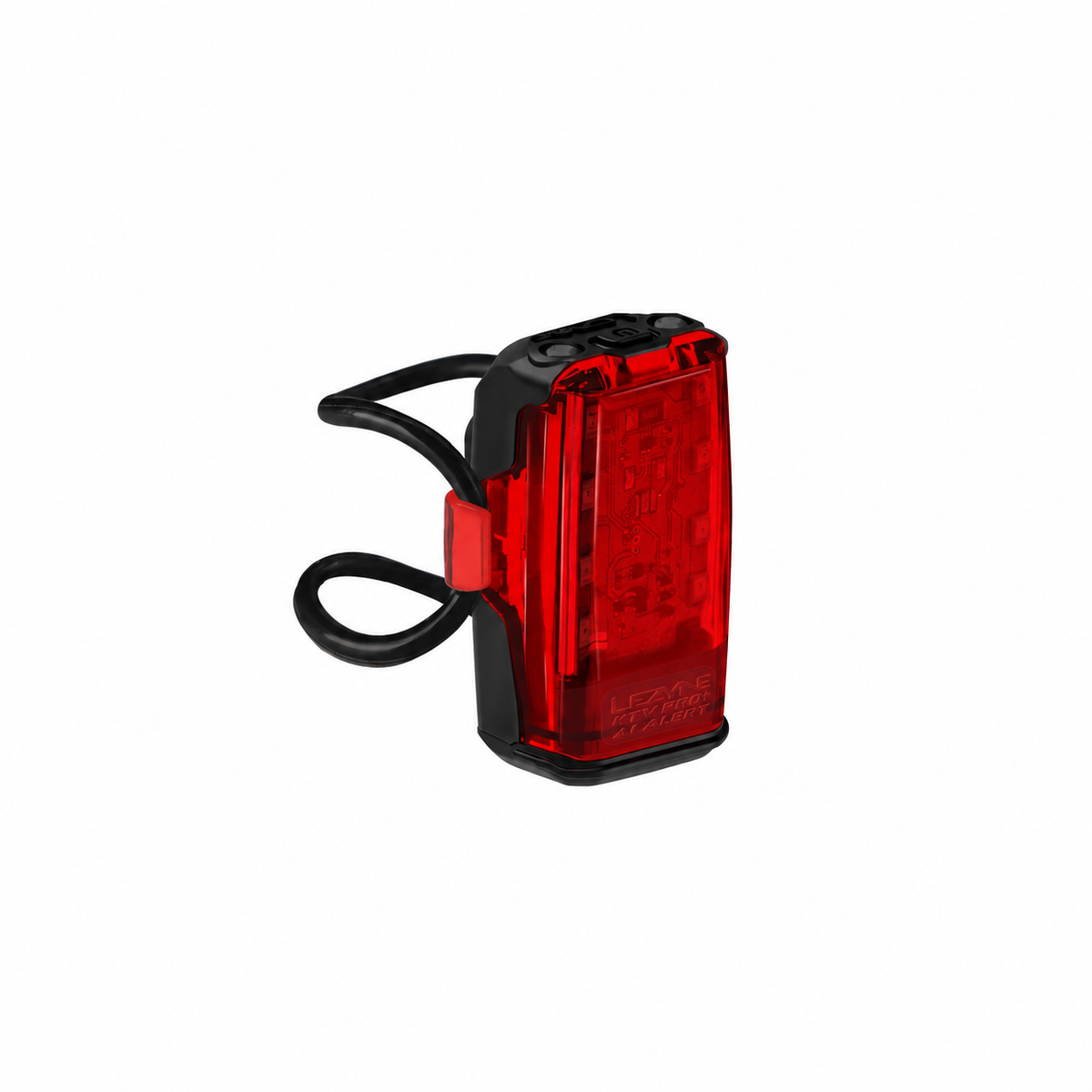 Éclairage Arrière LEZYNE KTV PRO+ Ai ALERT Noir — vue produit sur fond blanc