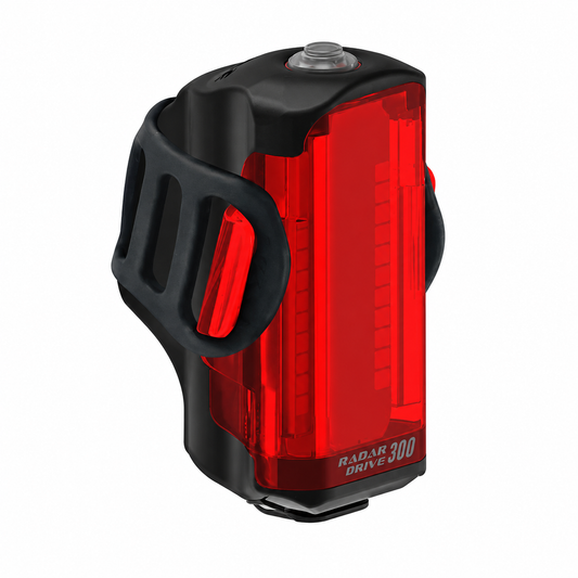 Éclairage Arrière LEZYNE RADAR DRIVE — vue produit sur fond blanc