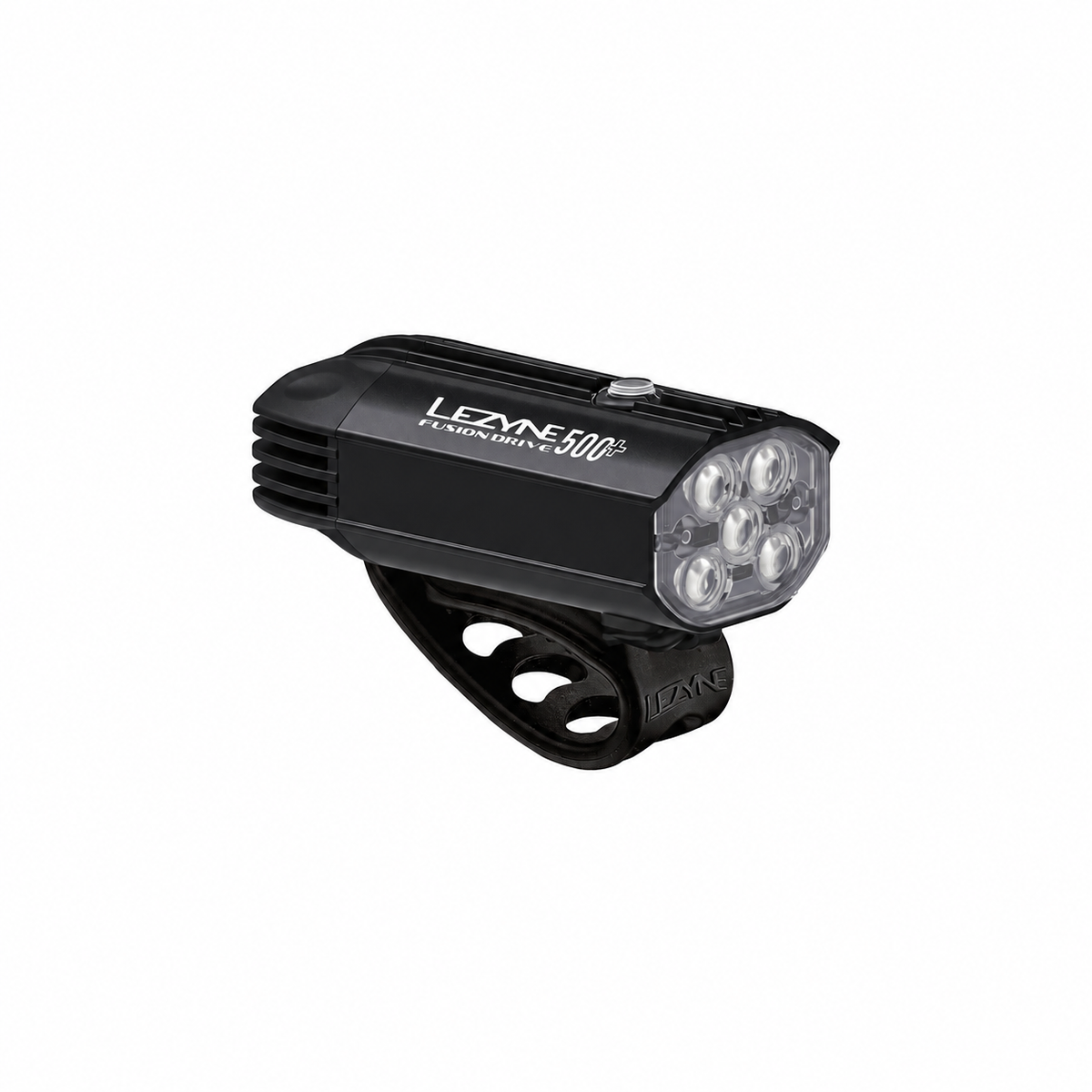 Éclairage Avant LEZYNE FUSION DRIVE 500+ Noir — vue produit sur fond blanc