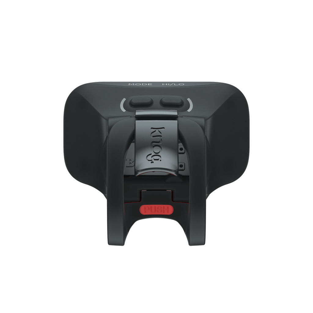 Éclairage Avant KNOG BLINDER ROAD 400 — connecteur USB et fixation