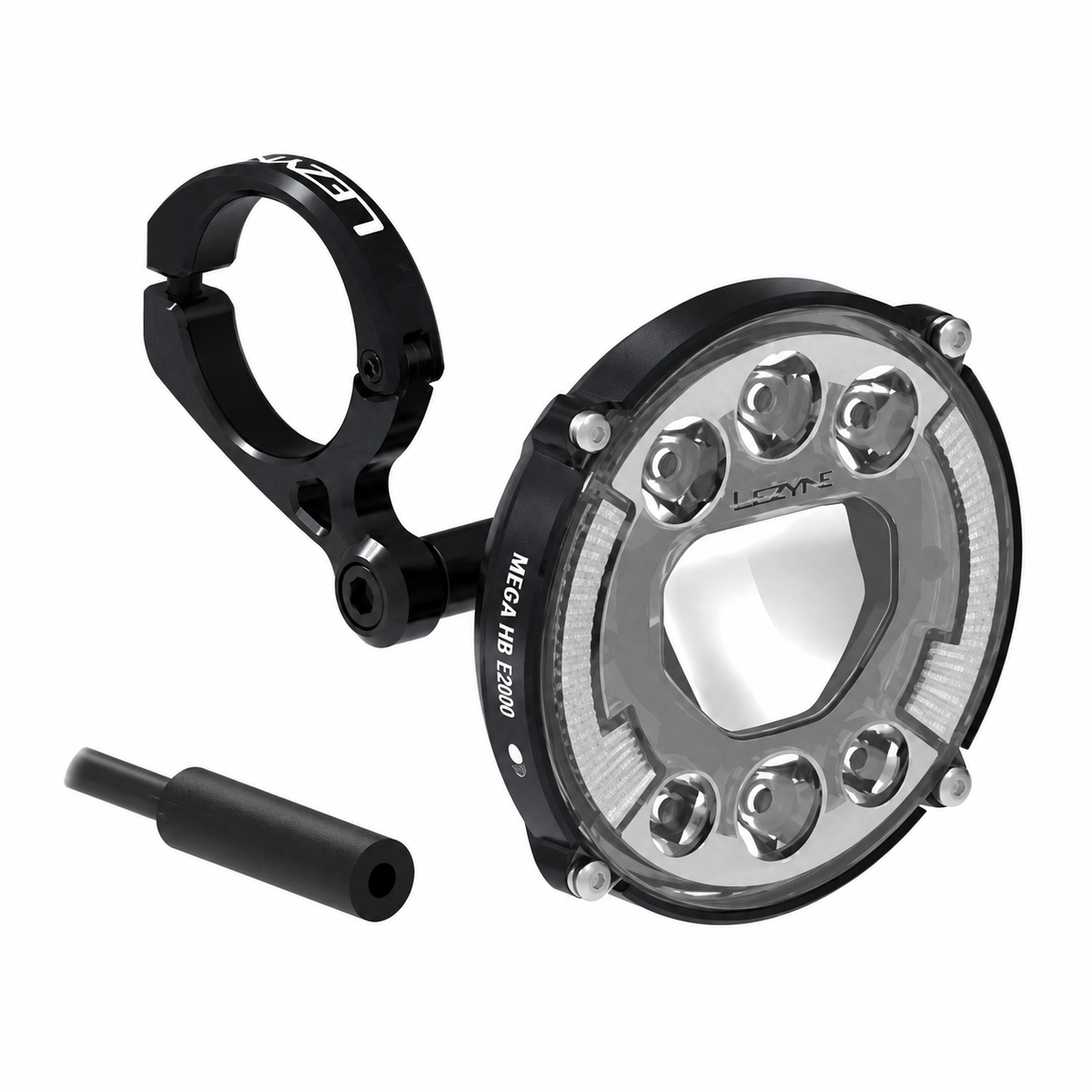 Eclairage Avant LEZYNE LED MEGA HB E2000 E-BIKE STVZO — vue complémentaire
