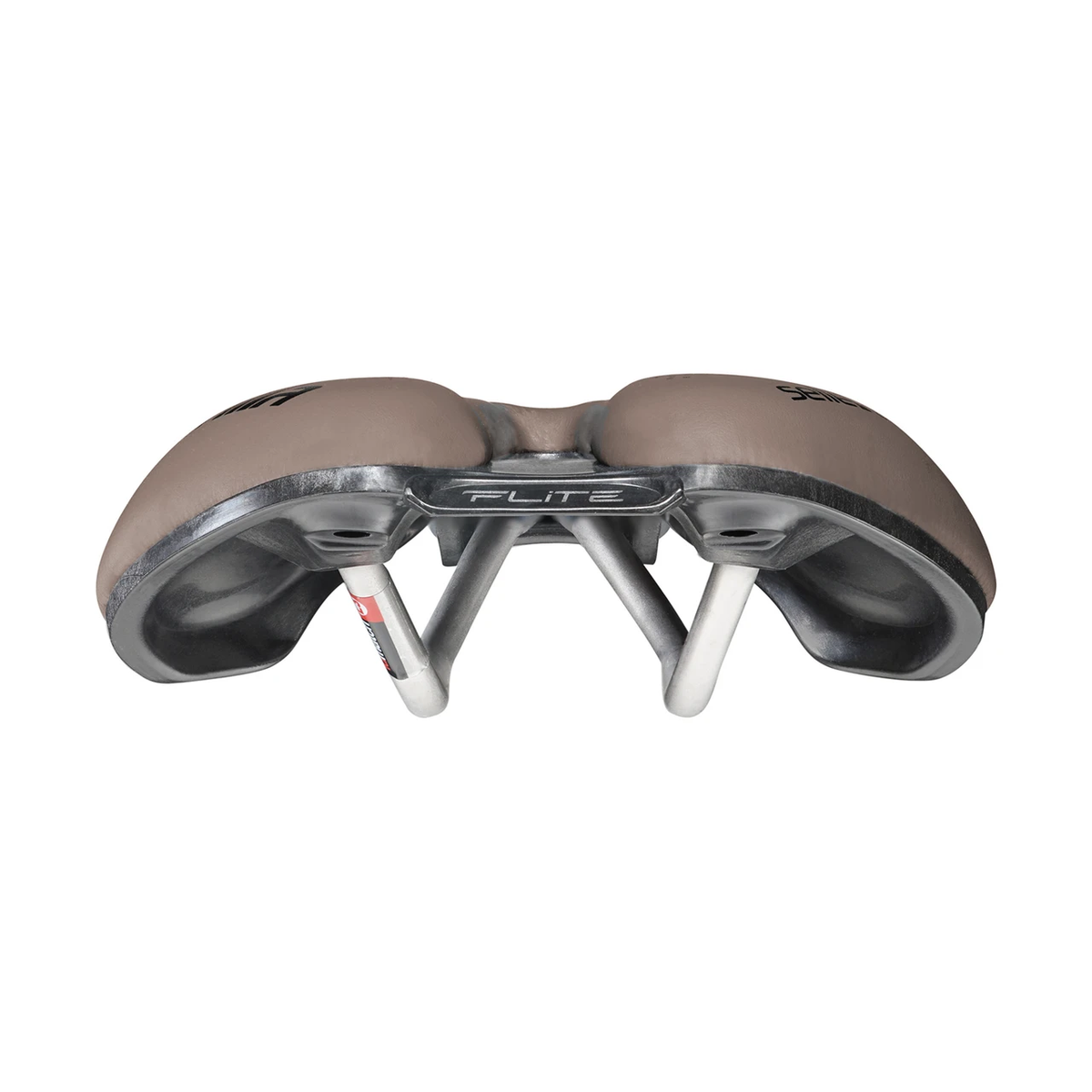 Selle SELLE ITALIA FLITE BOOST GRAVEL SUPERFLOW L3 Rails TI 316 Marron — vue arrière coloris marron L3