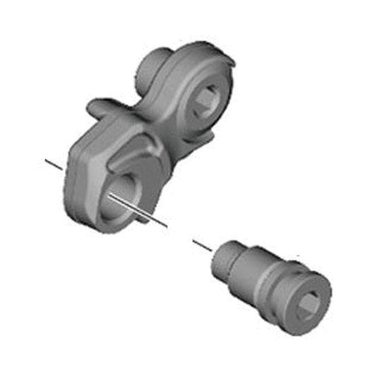 Patte de Dérailleur Arrière SHIMANO RD-M8150-11/12 — vue produit sur fond blanc
