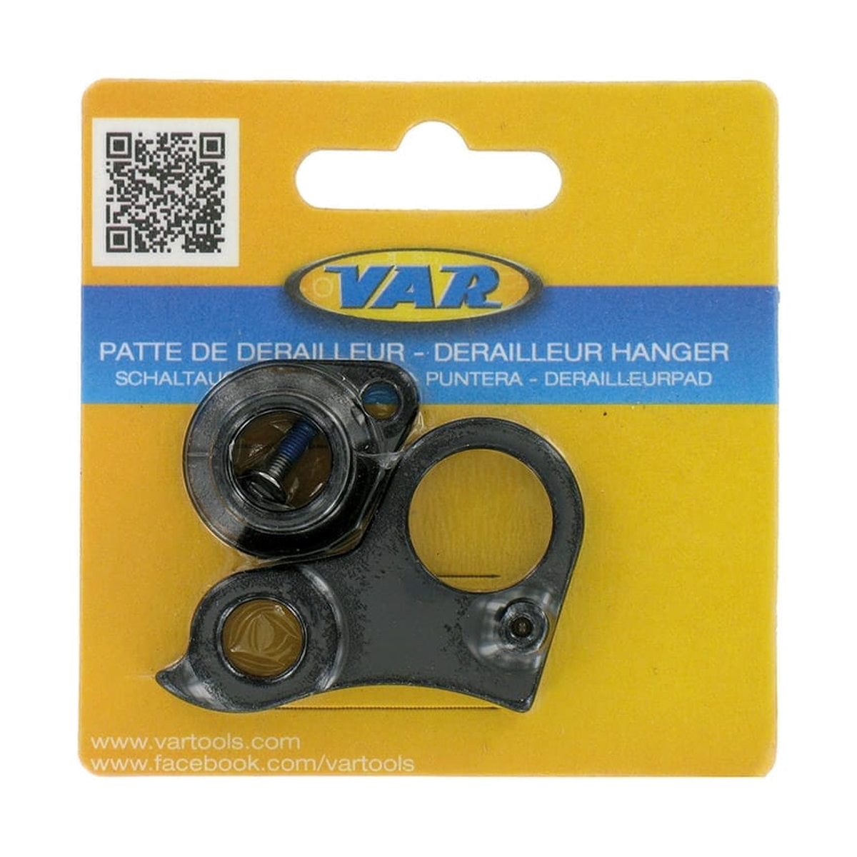 Patte de Dérailleur VAR DH-69176 Cube — vue produit sur fond blanc
