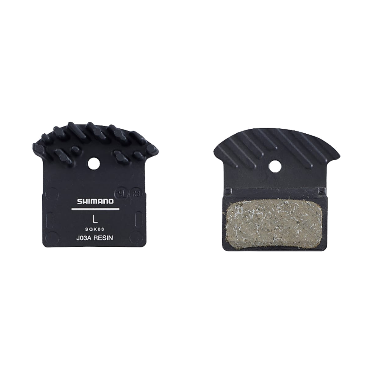 Plaquettes Organiques Ventilées SHIMANO J03A 2 Pistons XTR / XT / SLX / DEORE — vue principale