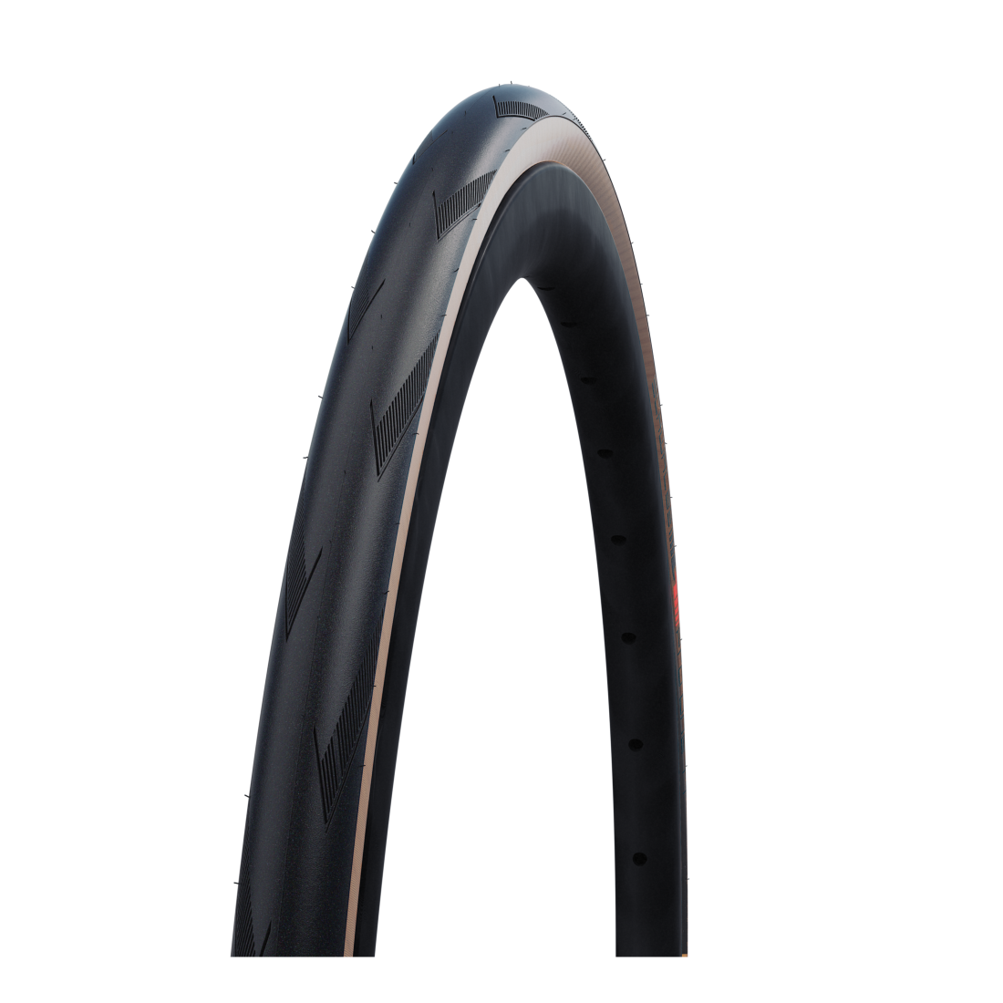 Pneu SCHWALBE PRO ONE ADDIX Race Super Race V-Guard 700c Tubeless Ready Beige