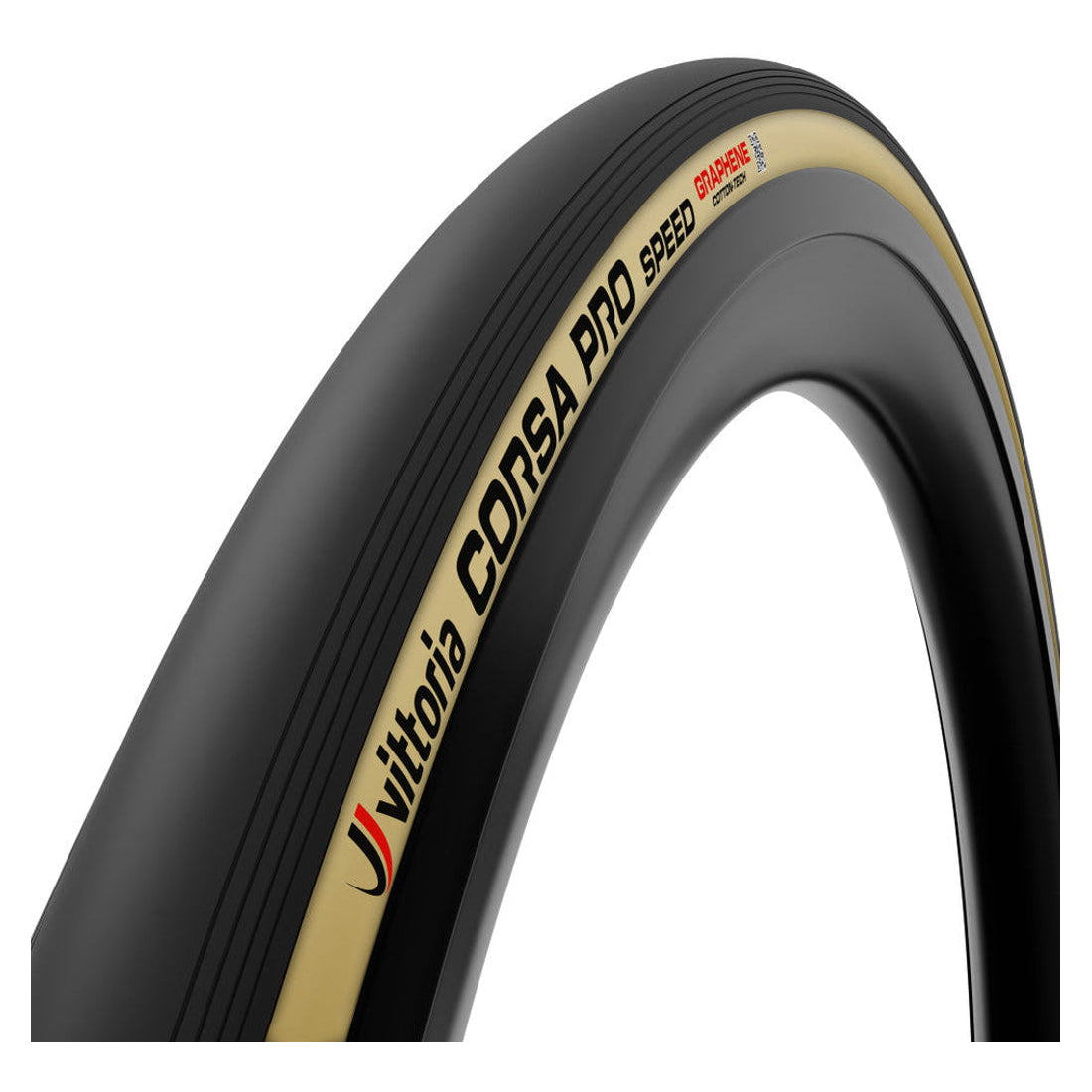 Pneu VITTORIA CORSA PRO SPEED Graphene G2.0 700c Tubeless Ready Souple Beige