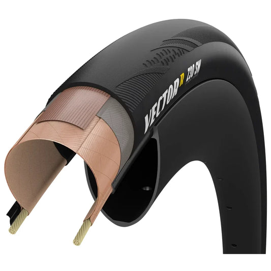 Pneu ZIPP GOODYEAR VECTOR R SW Tubeless Ready Noir