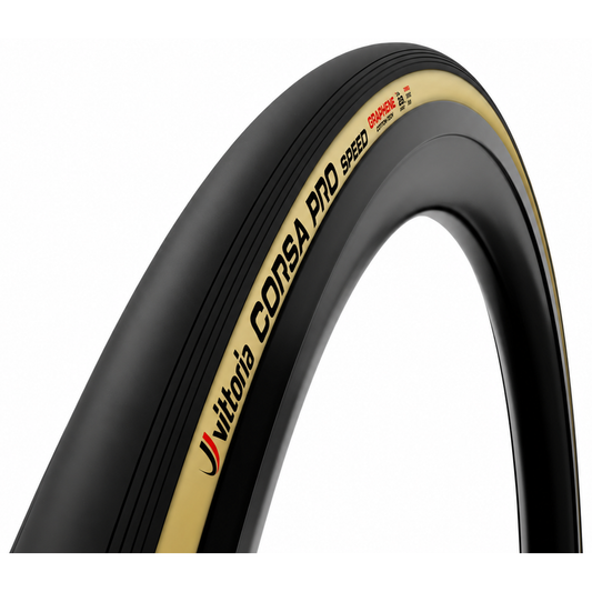 Pneu VITTORIA CORSA PRO SPEED WIDE Graphene G2.0 700c Tubeless Ready Souple Beige