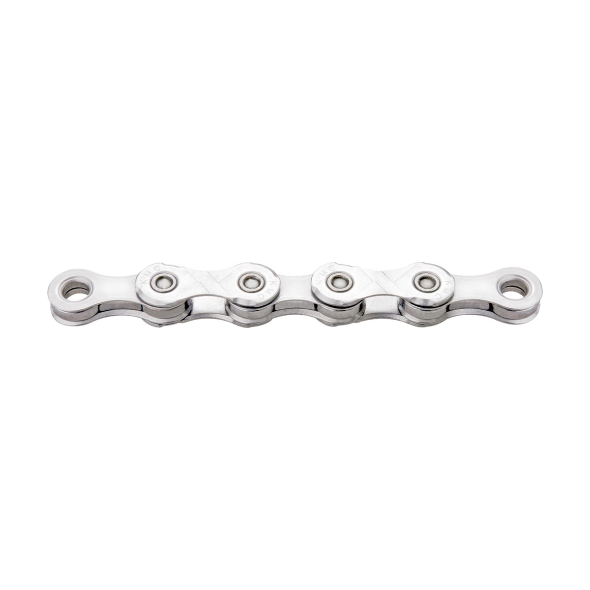 Chaîne 12V KMC X12 Argent — photo produit sur fond blanc