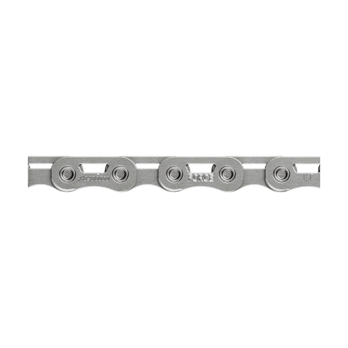 Chaîne 12/13V SRAM FORCE E1 Flattop — photo produit sur fond blanc