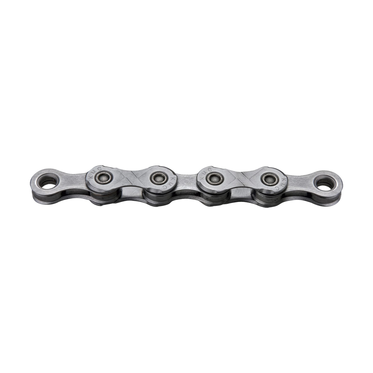 Chaîne 12V KMC X12 EPT Argent — photo produit sur fond blanc