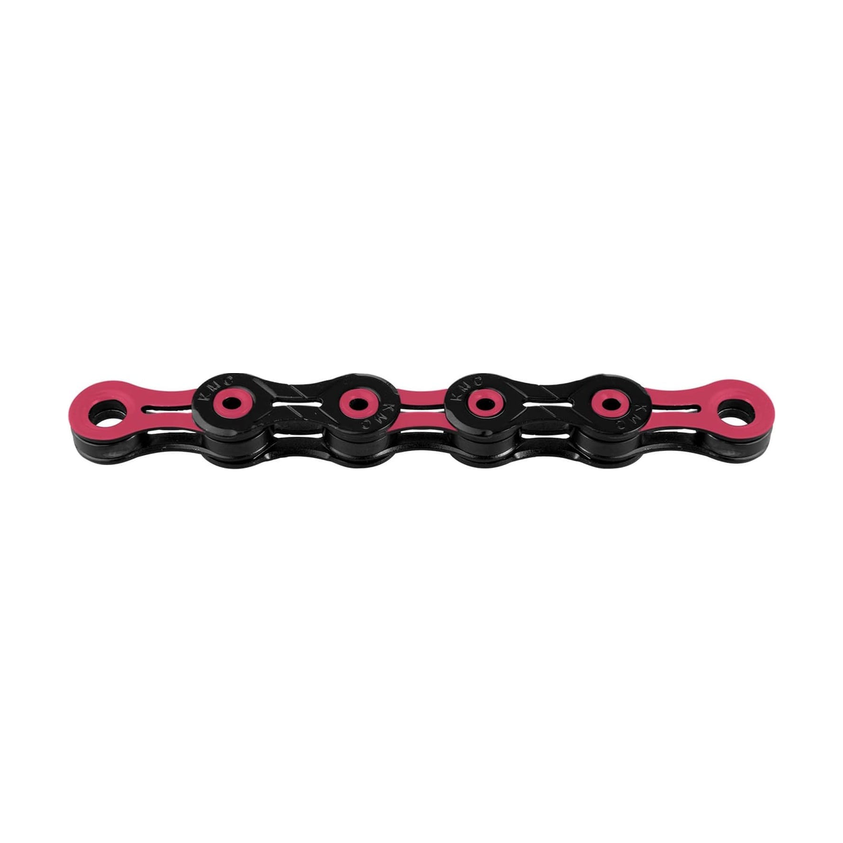Chaîne 11V KMC DLC11 Noir/Rose — photo produit sur fond blanc
