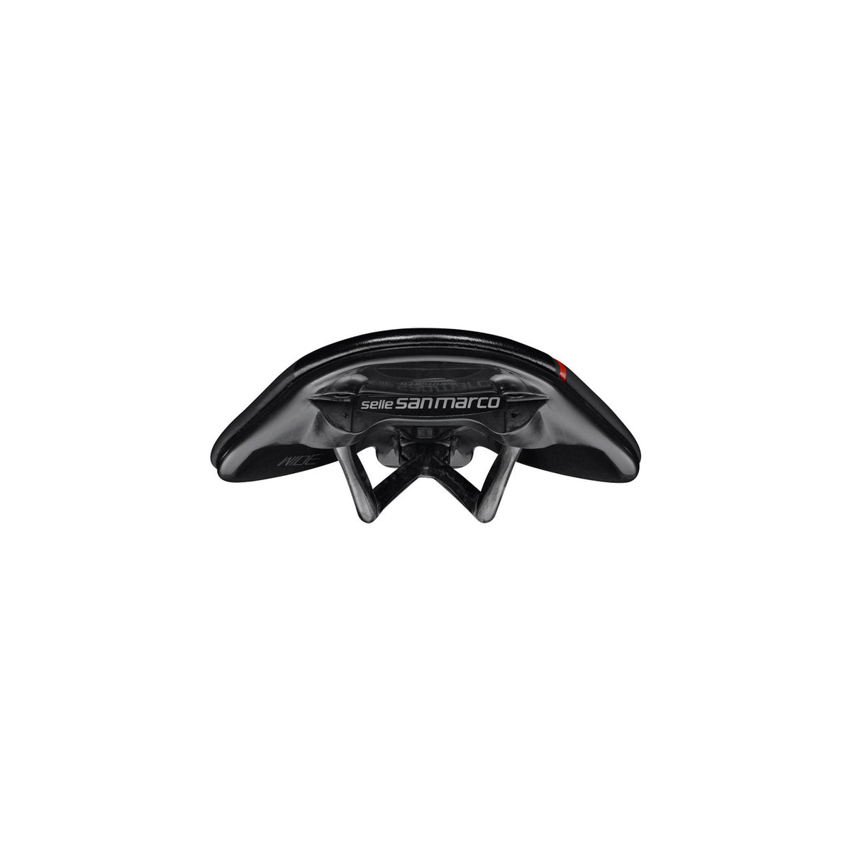 Selle SAN MARCO SHORTFIT 2.0 OPEN-FIT CARBON FX Wide Rails Carbone — vue complémentaire
