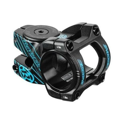 Potence REVERSE COMPONENTS BLACK ONE D-2 Noir/Bleu — vue principale sur fond blanc