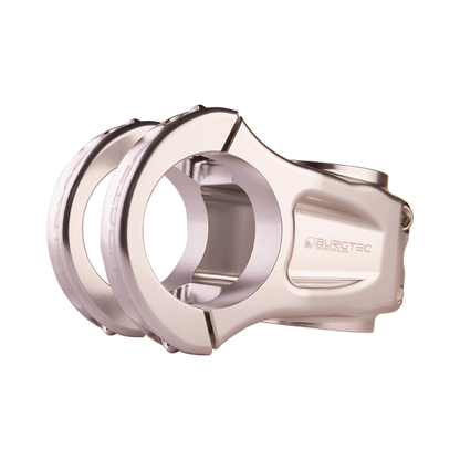 Potence BURGTEC ENDURO MK3 Argent — vue principale sur fond blanc