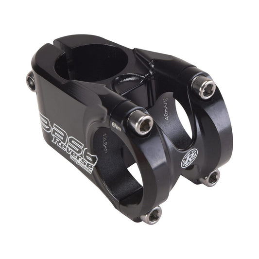 Potence REVERSE COMPONENTS BASE Noir Brillant — vue principale sur fond blanc