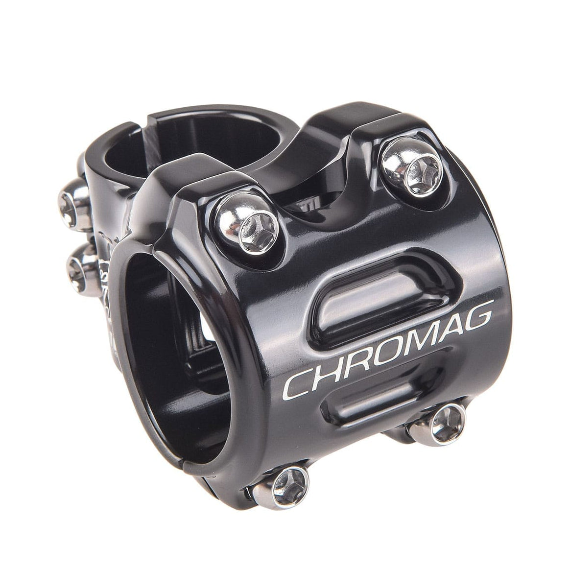 Potence CHROMAG HIFI V2 0° Noir — vue principale sur fond blanc