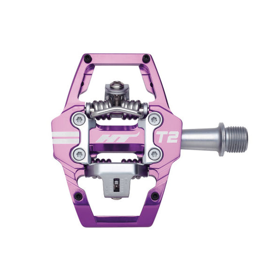 Pédales HT COMPONENTS ENDURO T2 Violet