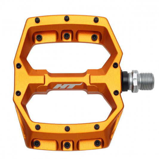 Pédales Plates HT COMPONENTS SPIDER AF03 Orange