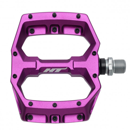 Pédales Plates HT COMPONENTS SPIDER AF03 Violet