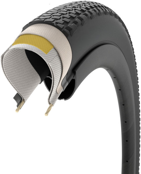 Pneu PIRELLI CINTURATO GRAVEL H High Performance Prowall 700c Tubeless Ready Retro