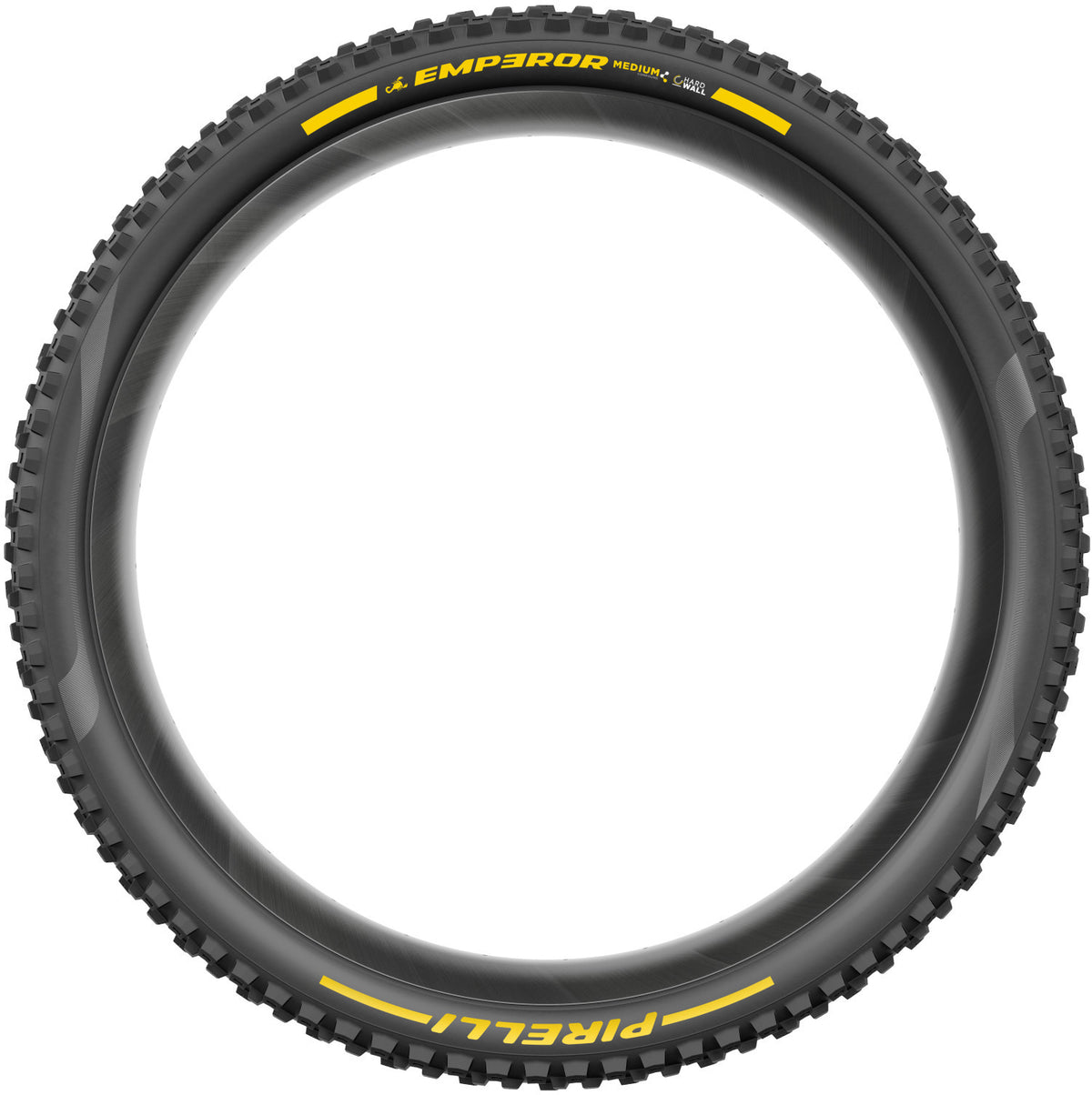 Pneu PIRELLI SCORPION EMPEROR 27.5x2.50 Supersoft DH+Wall Tubeless Ready Souple Noir/Jaune Team Edition