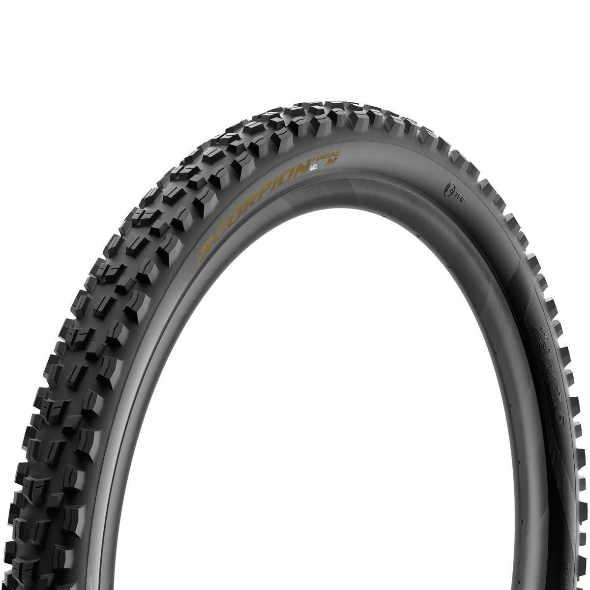 Pneu PIRELLI SCORPION ENDURO M COLOUR EDITION 29x2.60 HardWall Tubeless Ready Souple Noir/Or