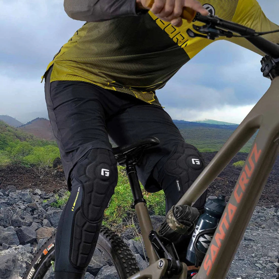 Genouillères Protège Tibias G-FORM PRO-RUGGED 2 Noir