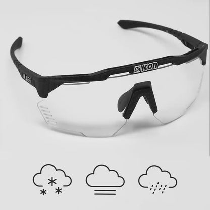 Lunettes SCICON AEROSHADE KUNKEN Noir Photocromic Argent