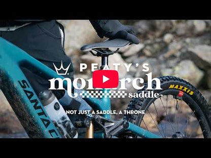 Selle PEATY'S Monarch Rails Titane Rouge