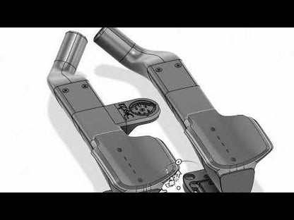 Prolongateurs de Cintre DEDA JET2 HYDRO Alu 315mm Taille S
