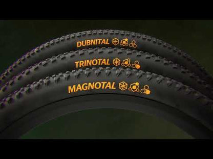 Pneu CONTINENTAL MAGNOTAL TrailGrip 27.5x2.40 Tubeless Ready Souple Noir