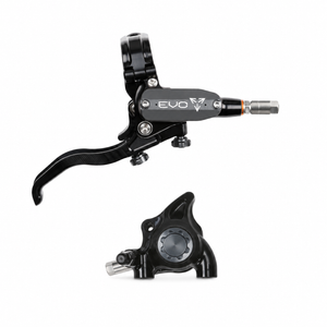Frein HOPE TECH 4 EVO X2 FM Noir/Fumé — levier et étrier sur fond blanc