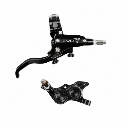 Frein HOPE TECH 4 EVO TR4 Noir/Noir — levier et étrier sur fond blanc