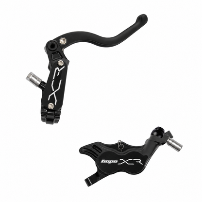Frein HOPE XCR PRO E4 PM Noir — levier et étrier sur fond blanc