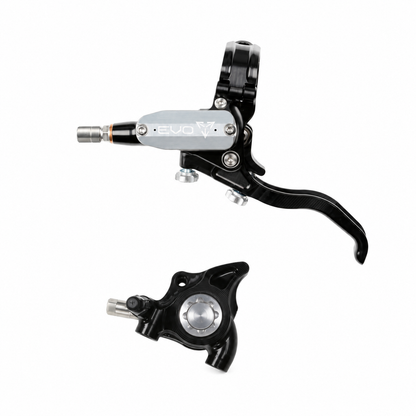 Frein HOPE TECH 4 EVO X2 FM Noir/Argent — levier et étrier sur fond blanc