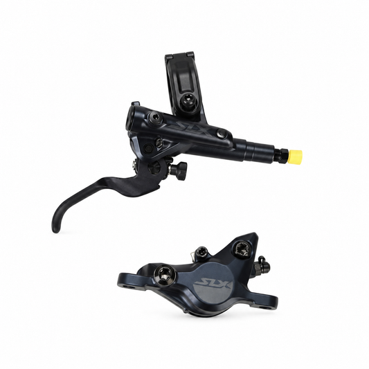Frein SHIMANO SLX M7100 J-KIT — levier et étrier sur fond blanc
